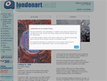 Tablet Screenshot of londonart.co.uk